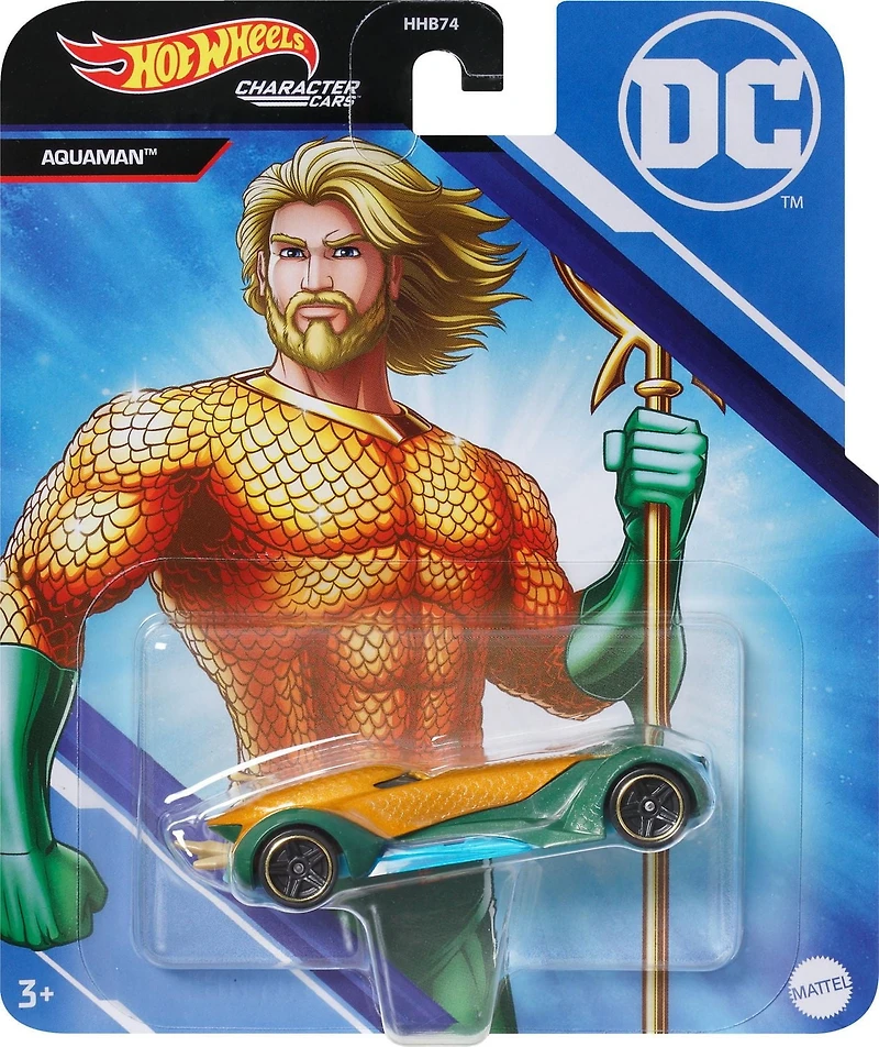 Hot Wheels Licensed Character Car Aquaman