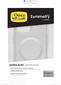 OtterBox Étui Symmetry Clear MagSafe Clear pour iPhone 16e/15/14/13