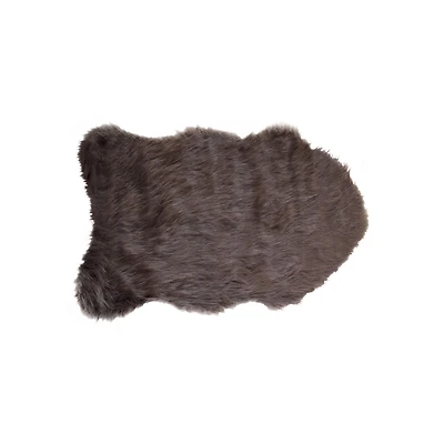 H-Luxe 2'X3' Gordon Faux Sheepskin Rug