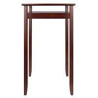 Ens. 3 pièces table de bistrot Halo de Winsome avec 2 tabourets à dossier en V - 94586