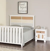 Table de chevet Rockport de Forever Eclectic, gris marin