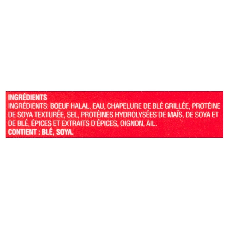 Burgers de boeuf cru Al Safa Halal 800g