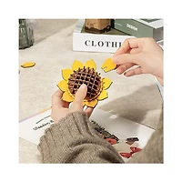 Rolife DIY Wooden Flower Bouquet 3D Wooden Puzzle TW01H