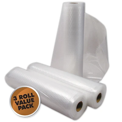 Weston Vacuum Bag Rolls - 8 in x 22 ft (3 count)