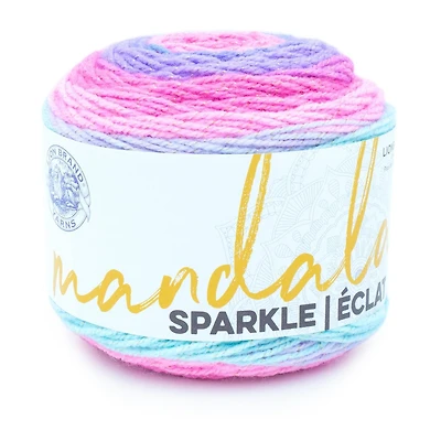Lion Brand Yarn Mandala Sparkle Draco Yarn, Mandala Sparkle Draco
