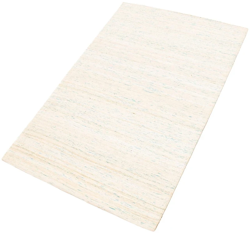 ECARPETGALLERY Tapis Fait à la Main pour Salon, Salle à Manger et Chambre à Coucher Transitionnel Collection Collage 5'1" x 8'0" en Ivoire