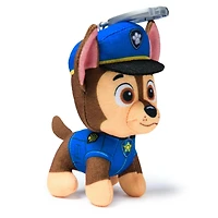 PAW Patrol : Rescue Wheels, Peluche Chase de 10 cm, animaux en peluche miniatures avec attache pour porte-clés, jouets pour garçons et filles à partir de 3 ans