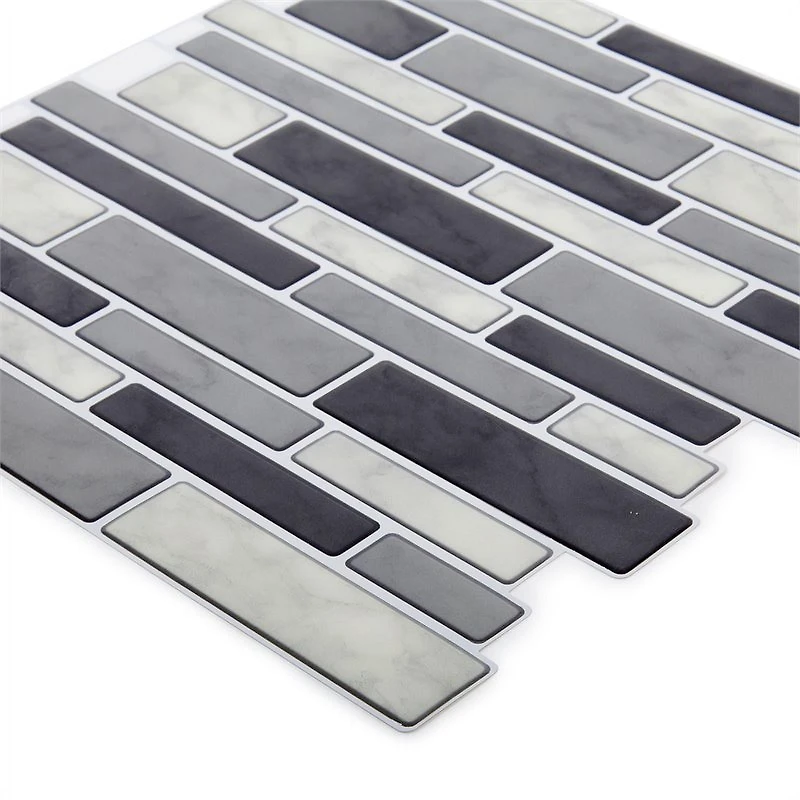 Truu Design Self-Adhesive Slim Subway Peel and Stick Backsplash Wall Tiles