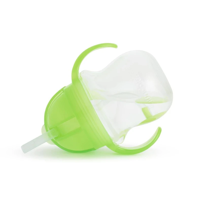 Munchkin Any Angle Click Lock Tasse d'entraînement à paille lestée Rose 7 oz