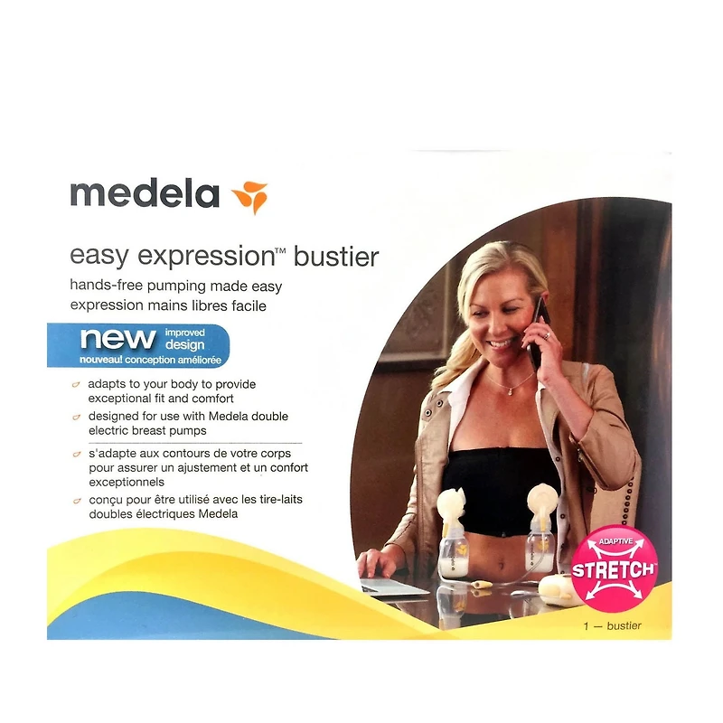 Guêpière de pompage mains libres Easy Expression de Medela - Noir Petit
