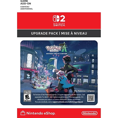 Pokémon™ Legends: Z-A – Nintendo Switch™ 2 Edition Upgrade Pack(Code Numérique)