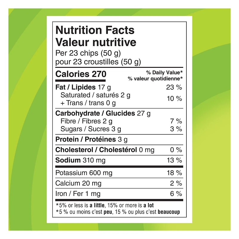 Lay’s croustilles assaisonnées ondulées Crème et oignon 200 g.