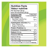 Lay’s croustilles assaisonnées ondulées Crème et oignon 200 g.