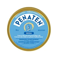Penaten Original Medicated Diaper Rash Cream, Baby Diaper Rash Cream, Zinc Oxide, 55 grams