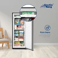 Arctic King 7.0 Cu. Ft. Upright Freezer, Stainless Steel