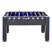 ATOMIC 58" Azure LED Light Up Foosball Table Black