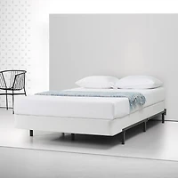 Cadre de lit en métal Zinus Spa Sensations Compack, réglable de simple à grand, 7 po, structure robuste en acier, supports de tête de lit inclus
