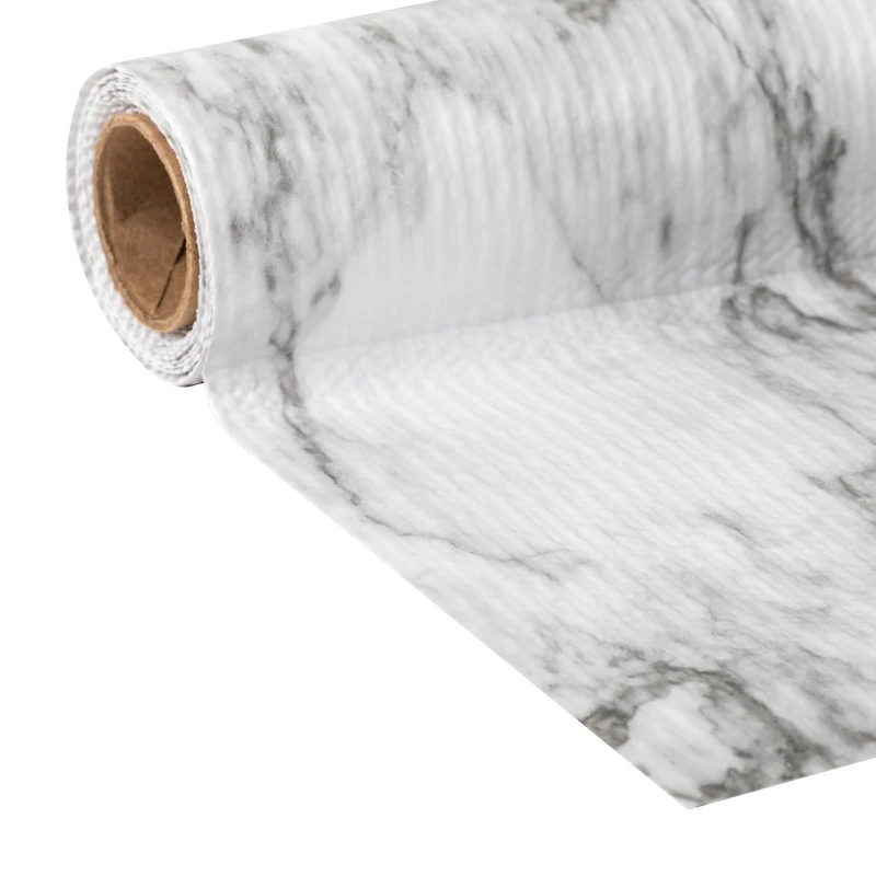 Smooth Top EasyLiner Brand Shelf Liner, Gray Marble, 20 in. x 6 ft., Multiple Sizes Available
