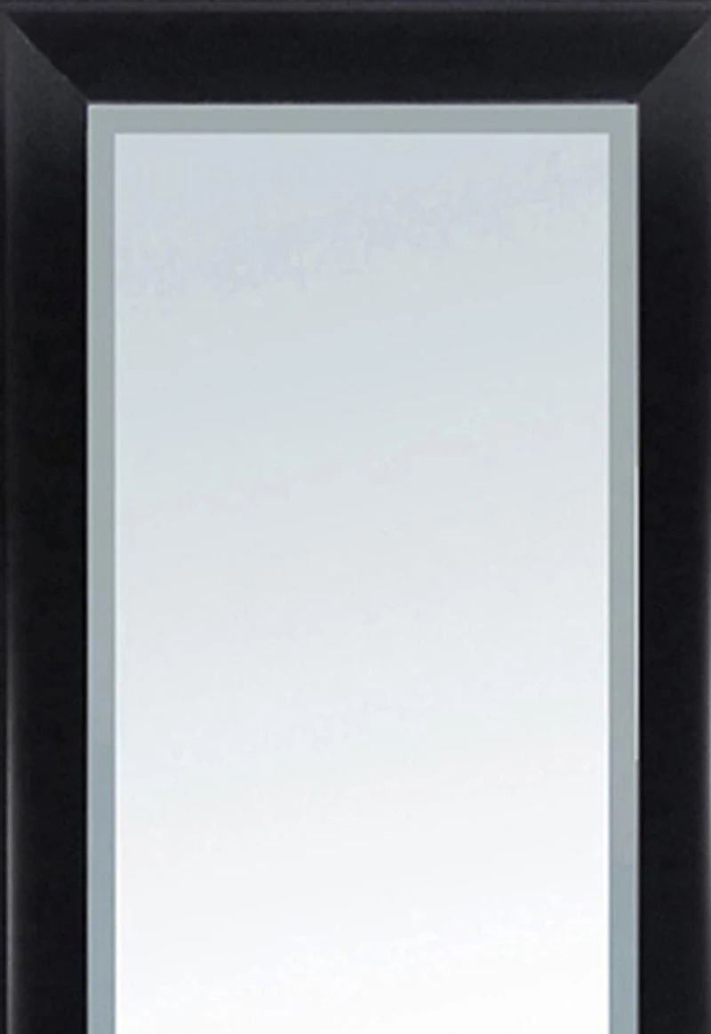 Miroir de porte à suspendre de Hometrends, Noir, Décoration intérieure,  15,5 x 51,3 x 0,7po
