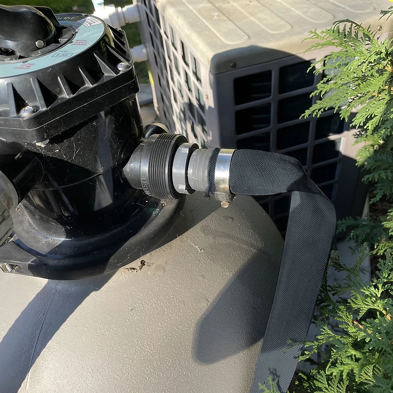 Tuyau de lavage à contre-courant robuste en maille Mainstays Pool - 1,5 po x 100 pi - 100 Psi