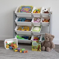 Humble Crew Tot Tutors Organiseur de jouets pour enfant, 11"D x 34"W x 31"H