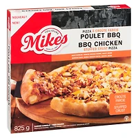 Mikes BBQ chicken stuffed crust pizza