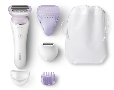 Philips SatinShave Prestige Women's Electric Shaver, Cordless Wet & Dry Use, 5 Accessories, BRL170/00, 1 Electric shaver
