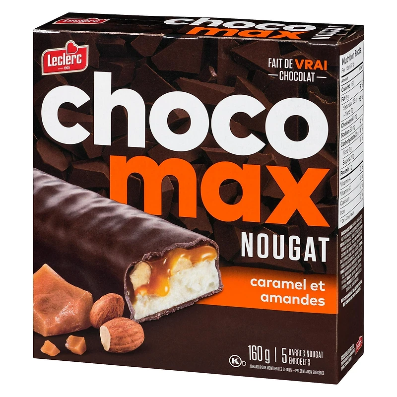 Chocomax Nougat Caramel & Almond Bars