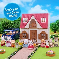 Famille Hedgehog de Calico Critters, ensemble de 4 poupées figurines à collectionner