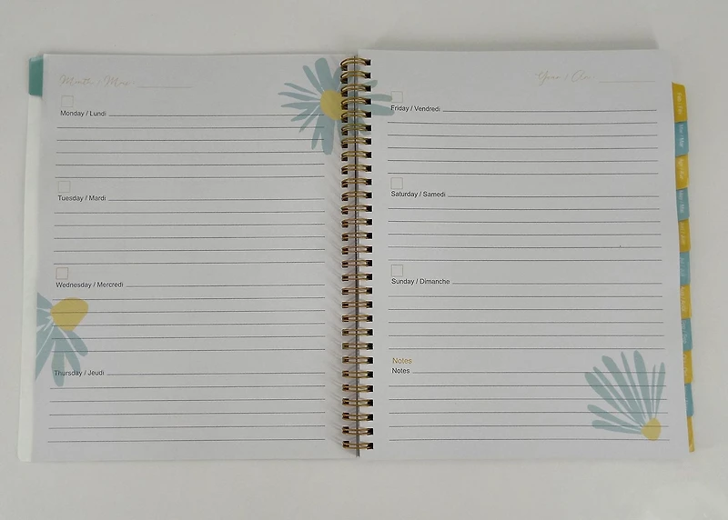 12 MONTH DAILY PLANNER