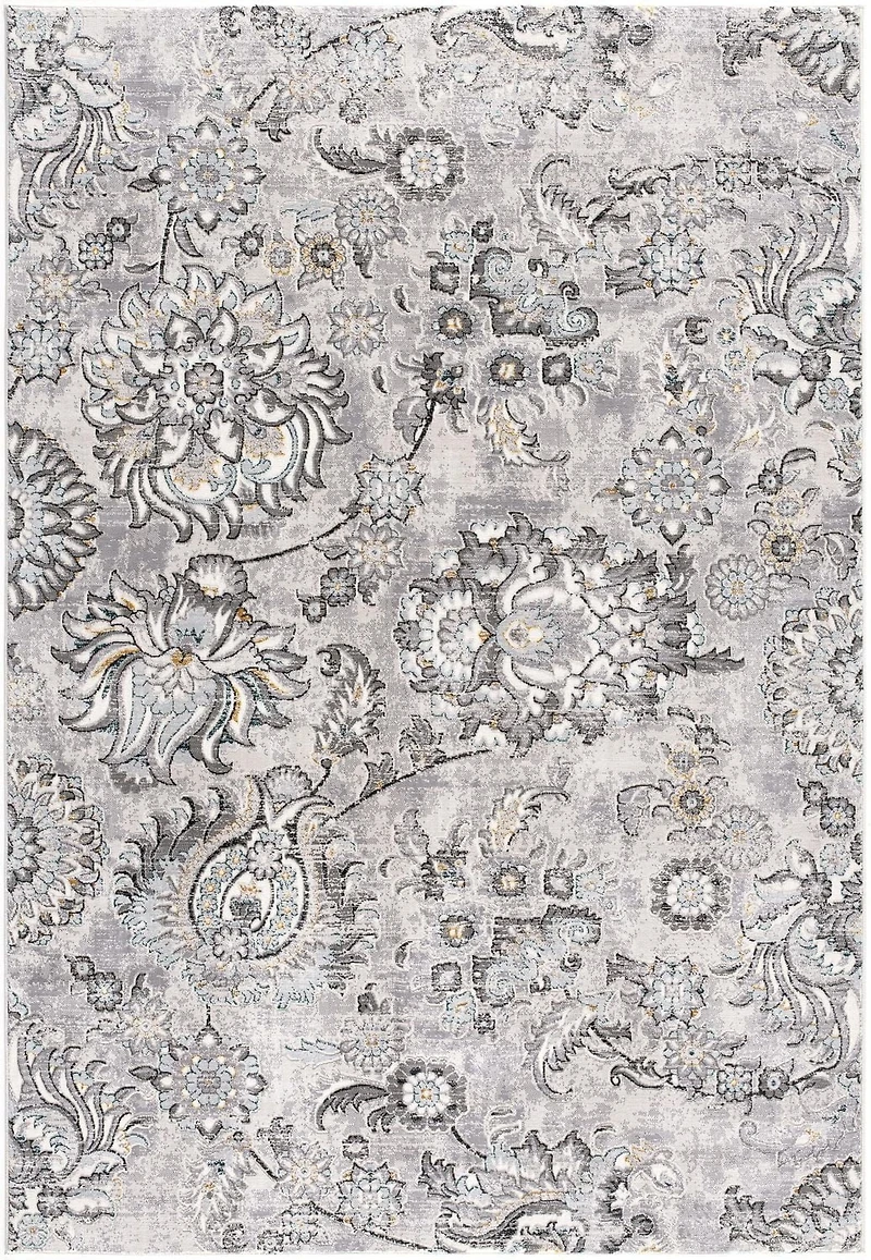 Rug Branch Oasis Collection Modern Floral Area Rug