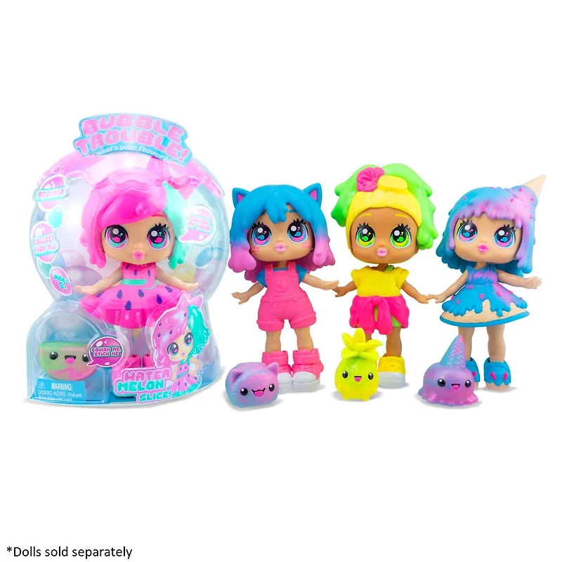 Bubble Trouble - Poupée Melon D'Eau avec Copain Gluant