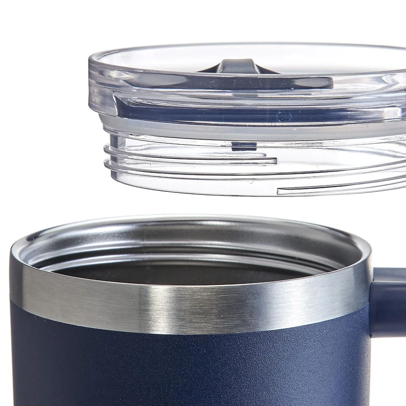 Ozark Trail Gobelet en acier inoxydable de 40 OZ avec poignée, paille, double paroi