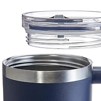 Ozark Trail Gobelet en acier inoxydable de 40 OZ avec poignée, paille, double paroi