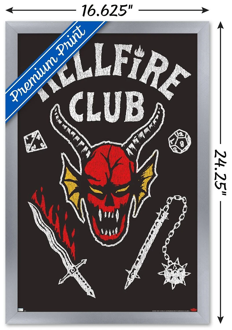 Netflix Stranger Things: Season 4 - Hellfire Club Wall Poster