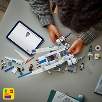 LEGO Star Wars Rebel U-Wing Starfighter Building Set - Includes Cassian Andor, Dedra Meero and K-2SO - Model Action Toy for Andor Fans - Birthday Gift Idea for Boys, Girls, Kids, Ages 8+ - 75399, LEGO Rebel U-Wing Starf 75399