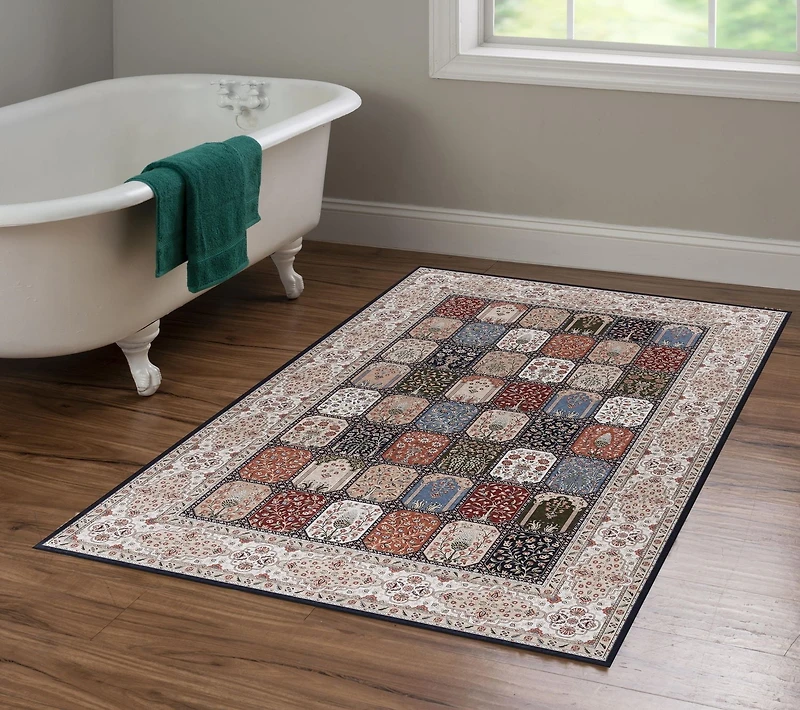 Emerald Duluth Grey & Blue 3'3" x 5' Accent Rug