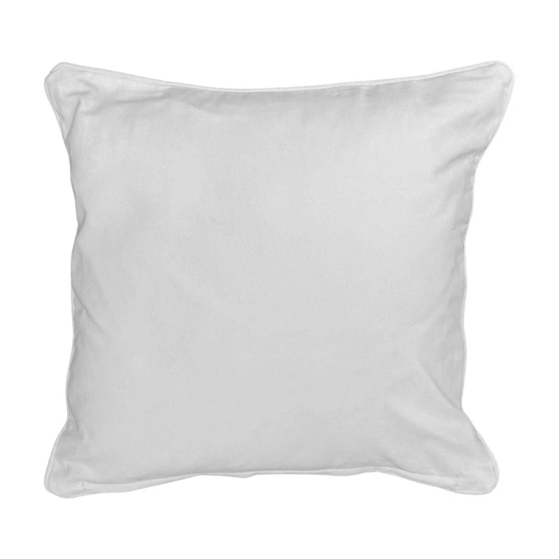 Coussin En Toile De Coton Brodé Flocon De Neige 18"X18" - Lot De 2