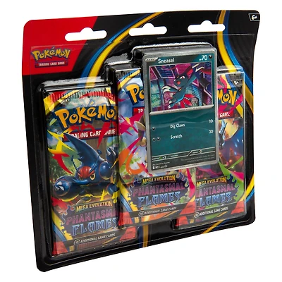 Pokemon TCG: Mega Evolution—Phantasmal Flames Three-Booster Blister - Recevez-en 1 au hasard !