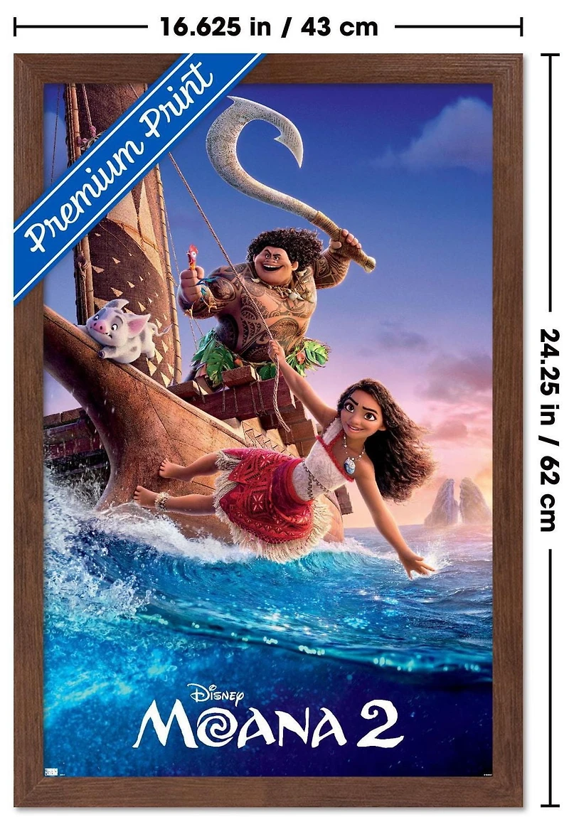 Disney Moana 2 - One Sheet Wall Poster
