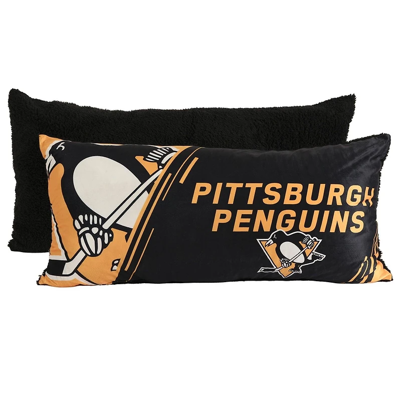 Oreiller de corps des penguins de pittsburgh de la LNH