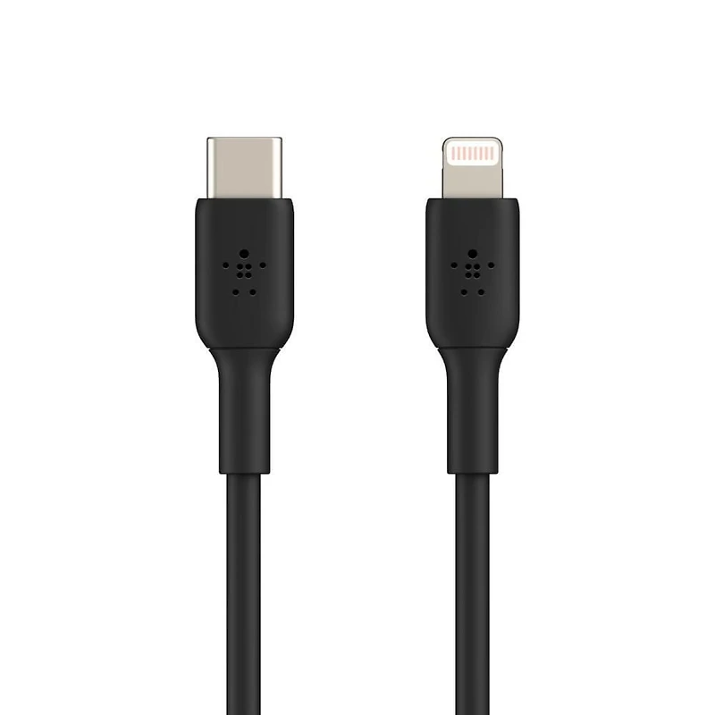 Belkin BoostCharge Fast Charging USB C to Lightning Cable 3.3ft/1M - MFi Certified 18W Power Delivery iPhone Charger Cord - Apple Charger USB C Cable - Fast Charging for iPhone 14, iPhone 13 - Black