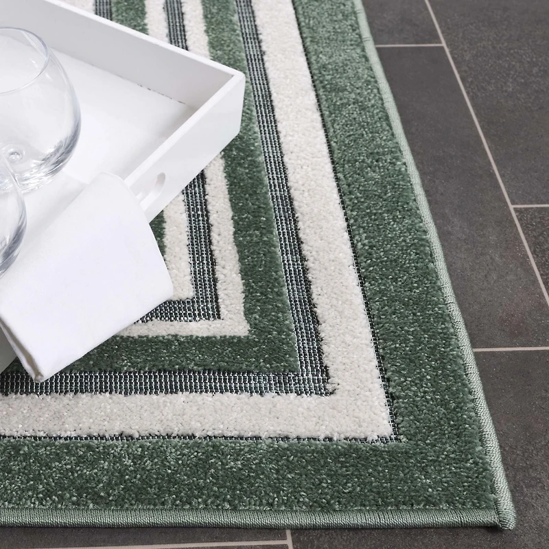 SAFAVIEH Cabana Rado Tapis Intérieur/Extérieur Bordé