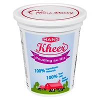 Pouding au riz Kheer de Hans Dairy