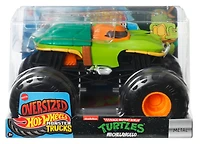 Hot Wheels Monster Trucks, Oversized Monster Truck in 1:24 Scale, Teenage Mutant Ninja Turtles