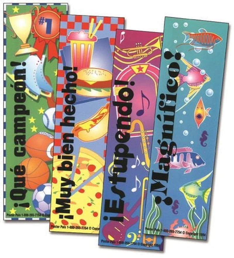Poster Pals Spanish Incentive Bookmarks