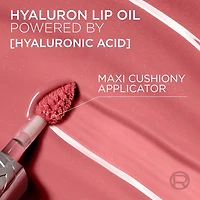 L’Oreal Paris Plump Ambition Lip Gloss, Tinted Lip Oil, Hyaluronic Acid Hydrating & Plumping Lip Oil