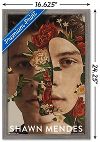 Shawn Mendes - Floral Wall Poster