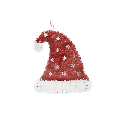 Bonnet Flocon De Neige Avec Pompon Et Guirlandes Décoratives - Lot De 6