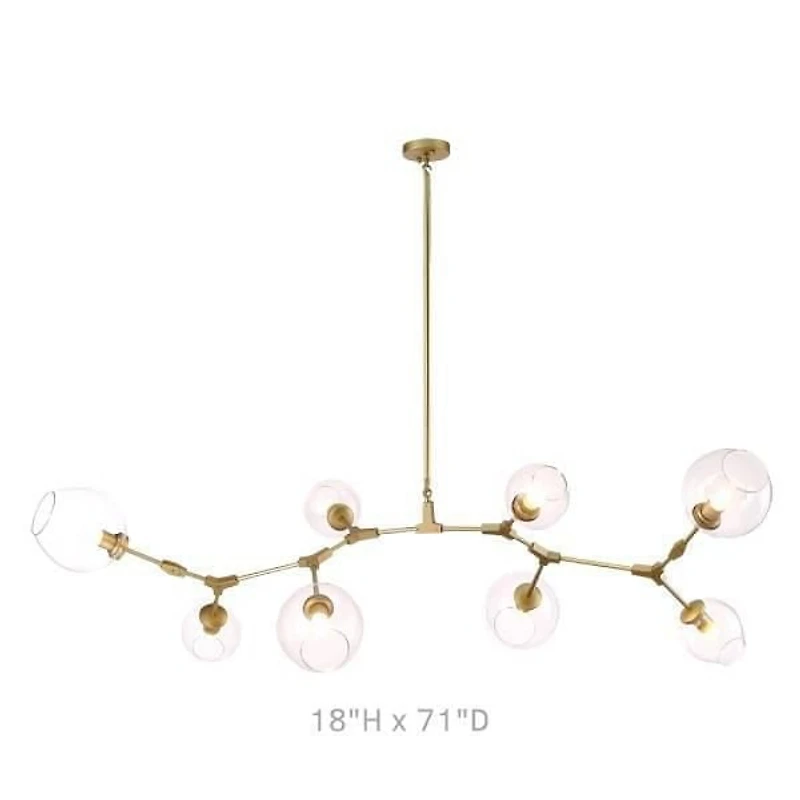 Bubble Chandelier With 8 Lights